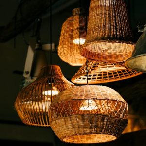 Lustre materiaux en bois