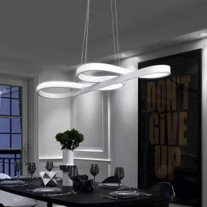 Suspension LED moderne design ondulatoire